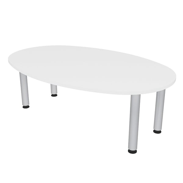 45.25 in W, 71.5 in L, 29 in H, Engineered Wood Top, White